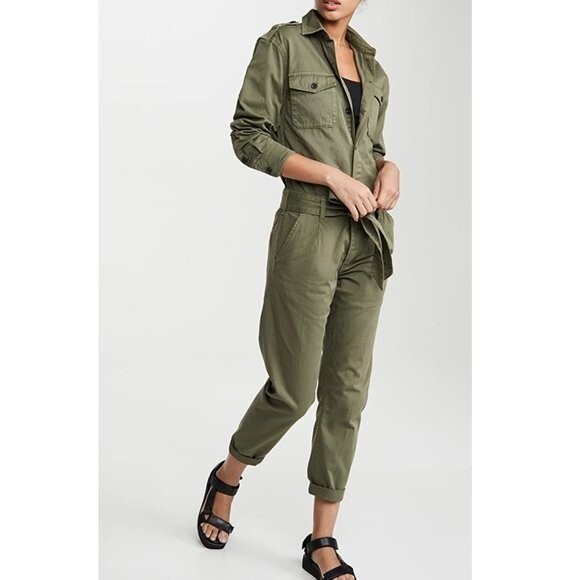 Current Elliott Mele Green Coverall - Picture 1 of 7